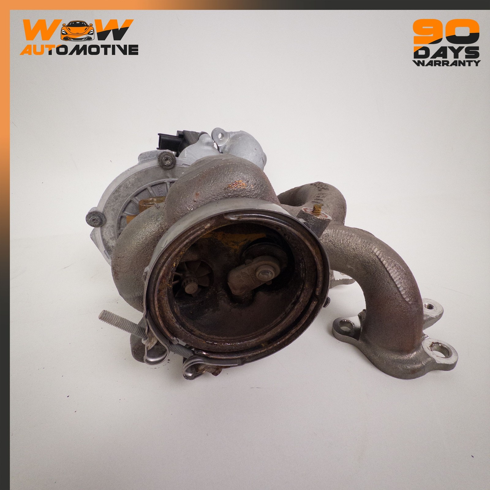 13-19 MASERATI GHIBLI QUATTROPORTE LEFT TURBOCHARGER EXHAUST MANIFOLD OEM