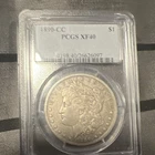 1890 Carson City Morgan Silver Dollar $1 PCGS XF40 Circulated Coin 0.9 Fineness