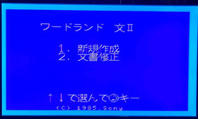 MSX/Sony/HiT BiT/HOME COMPUTER/HB-F5/Blue