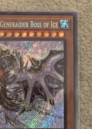 Nidhogg Generaider Boss Of Ice casi nuevo secreto raro (MYFI-EN031, 1ª edición) Yugioh - Imagen 6 de 6