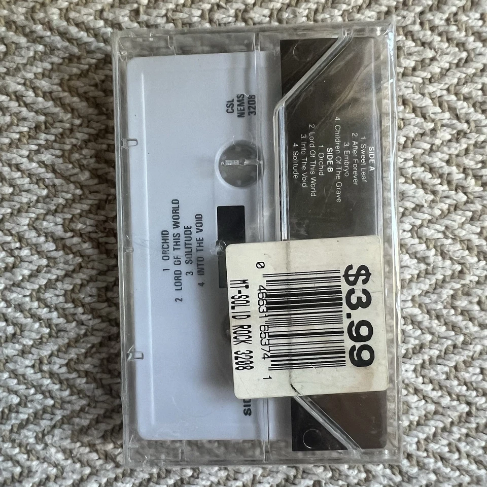 New Sealed Black Sabbath Master Of Reality Cassette Tape - Image 2 of 4