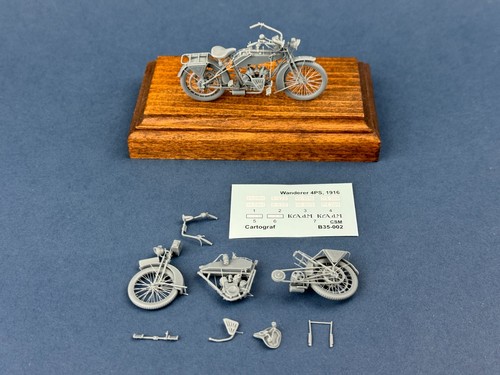 1:35 Copper State Models #B35-002 Wanderer 4hp 2-cyl 1916 Model. 3d print, decal - Picture 4 of 11