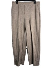 Simply Vera Wide Leg Light Brown Pull-On Pants Knit Fabric Size Large