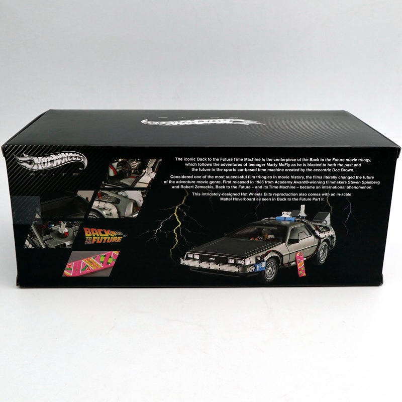Hot Wheels 1/18 Elite Back To The Future Time Machine Ultimate