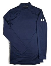 Under Armour Coldgear Reactor Long Sleeve Shirt Mens Fitted Small Blue