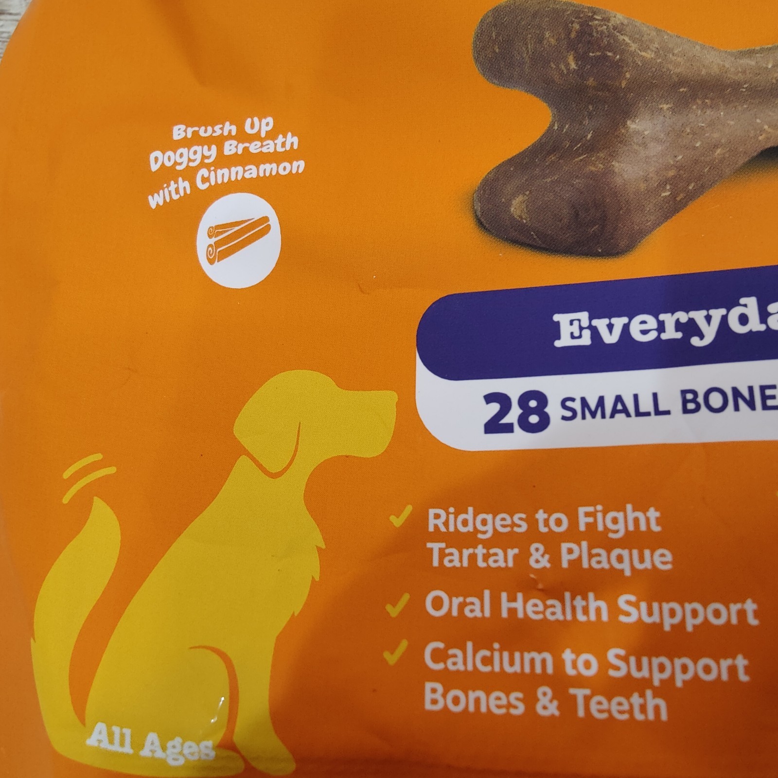 2 X Zesty Paws~ All-in-One Functional Dental Bones~ For Dogs~ All Ages~ Cinnamon
