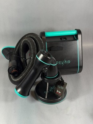 RevAir Reverse-Air Professional Hair Dryer Black Teal Needs Mesh Filter Basket