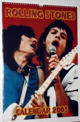 Kalender 2003 Vintage Kalender THE ROLLING STONES Jagger Richards Watt Holz