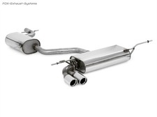  Komplettanlage ab Kat VW Scirocco 3 1.4l 2.0l TDI 2x76mm rund eingerollt