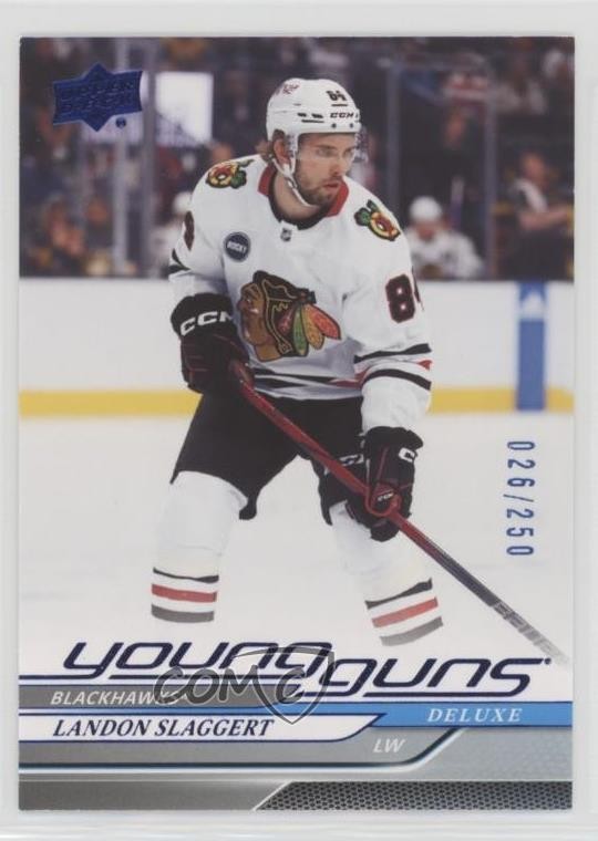 2024 Upper Deck Series 1 Young Guns Deluxe 26/250 Landon Slaggert #203 Rookie RC