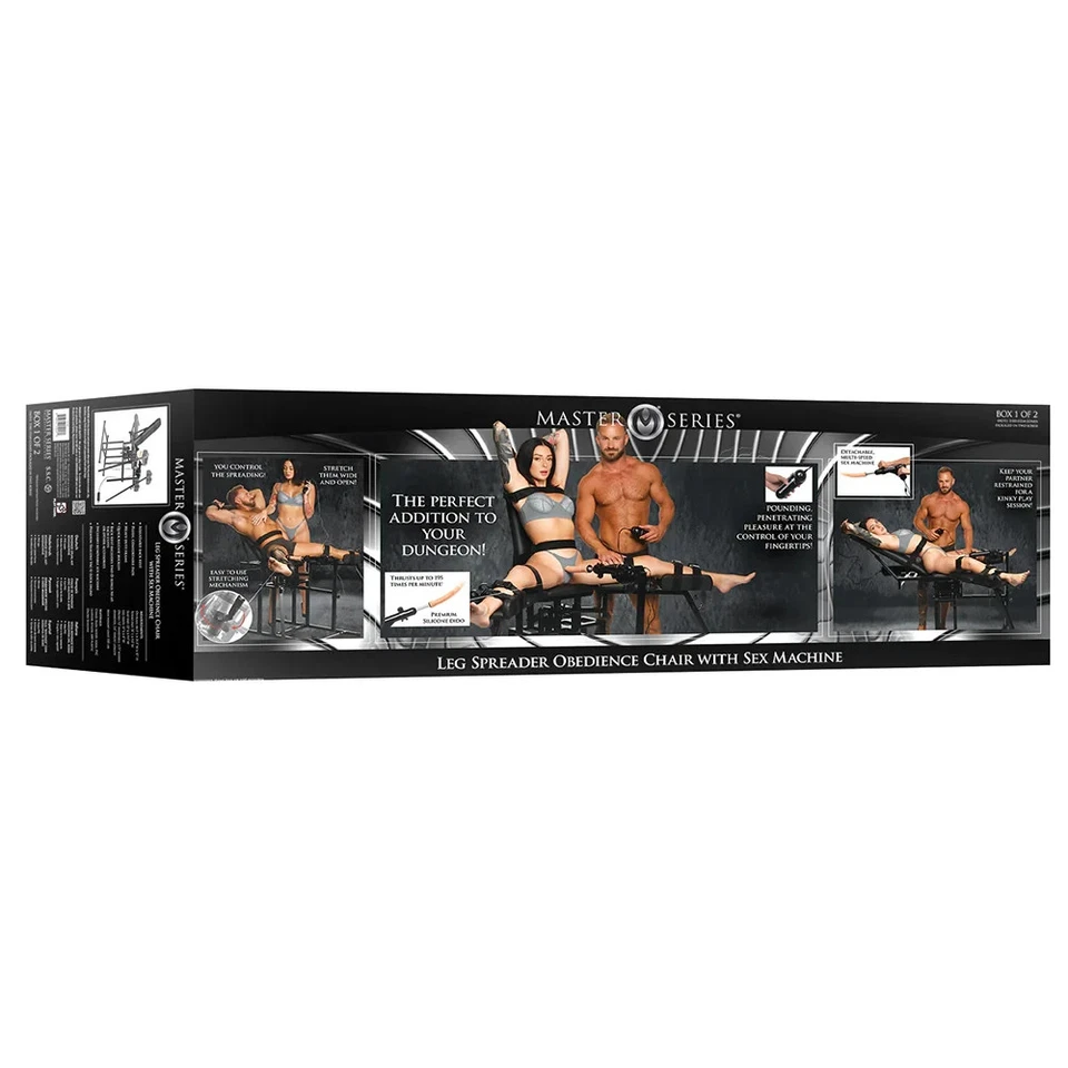 Silla Obediencia Esparcidor de Piernas Master Series con Máquina Sexual + Regalo Gratis Foto 4 de 4