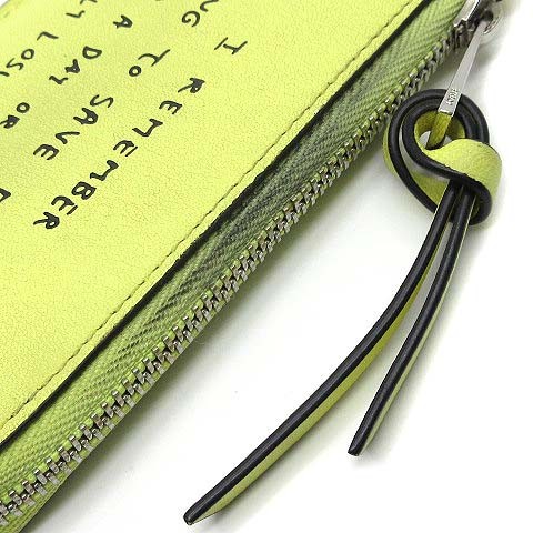 Wallet】LOEWE Joe Brainard Message Coin Card Holder Fragment Case