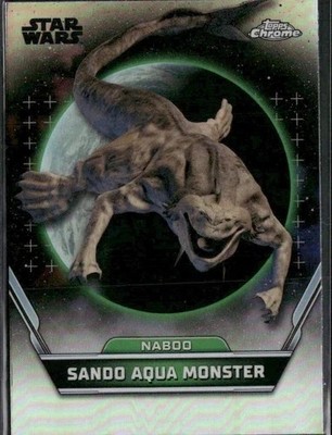 2024 Topps Star Wars: Hyperspace #67 Sando Aqua Monster Refractor!