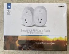 TP-Link Smart Wi-Fi Plug 2 Pack w/ Energy Monitoring HS 110 Kit -Kasa/Alexa NIB
