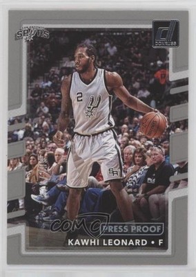 2017-18 Panini Donruss Press Proof Silver 220/299 Kawhi Leonard #134 0d3