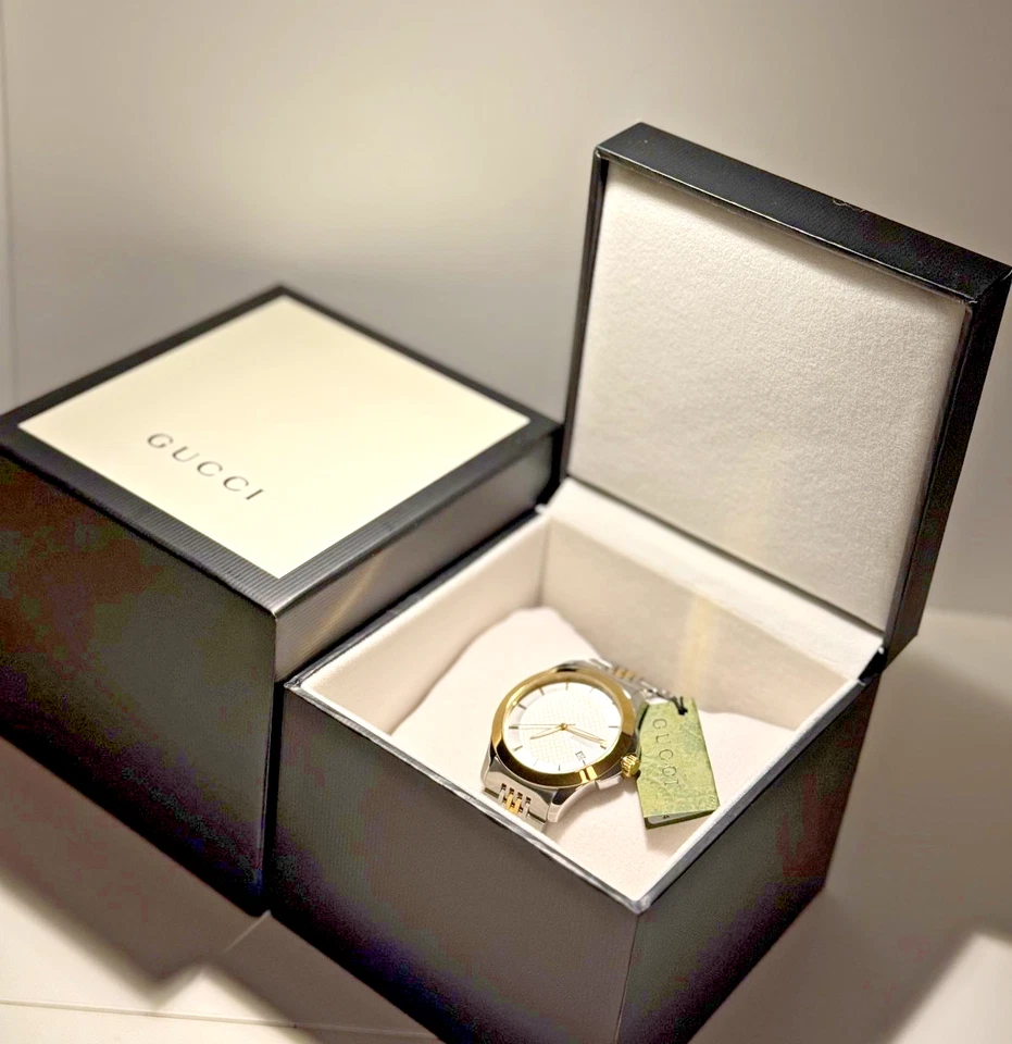 Gucci G-Timeless 38 mm Case Silver, Gold YA126409 - Image 4 of 4