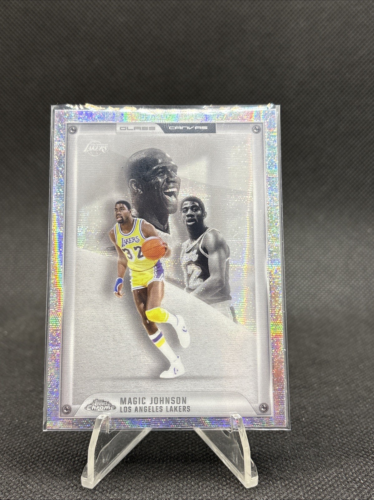Magic Johnson 2025 Topps Chrome #GC-14 Glass Canvas /(SSP) Price 
