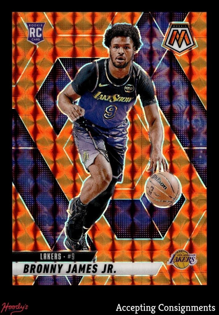 2024-25 Panini Mosaic Mosaic Orange #214 Bronny James Jr. RC ROOKIE 228/249