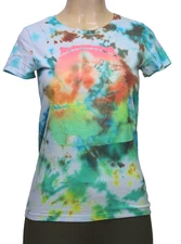Vintage Circo Girls Tie-dye T-Shirt Tee Short Sleeve Multicolor Size XL (14/16)