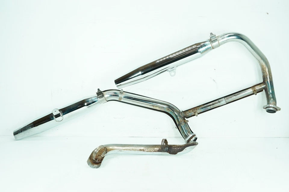 Harley Sportster XL883 2001 Hugger OEM tubos de escape silenciador 65568-86A Foto 2 de 4