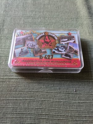 Russian Scorpion Queen Mary Long Beach Deck of Playing Cards New Sealed