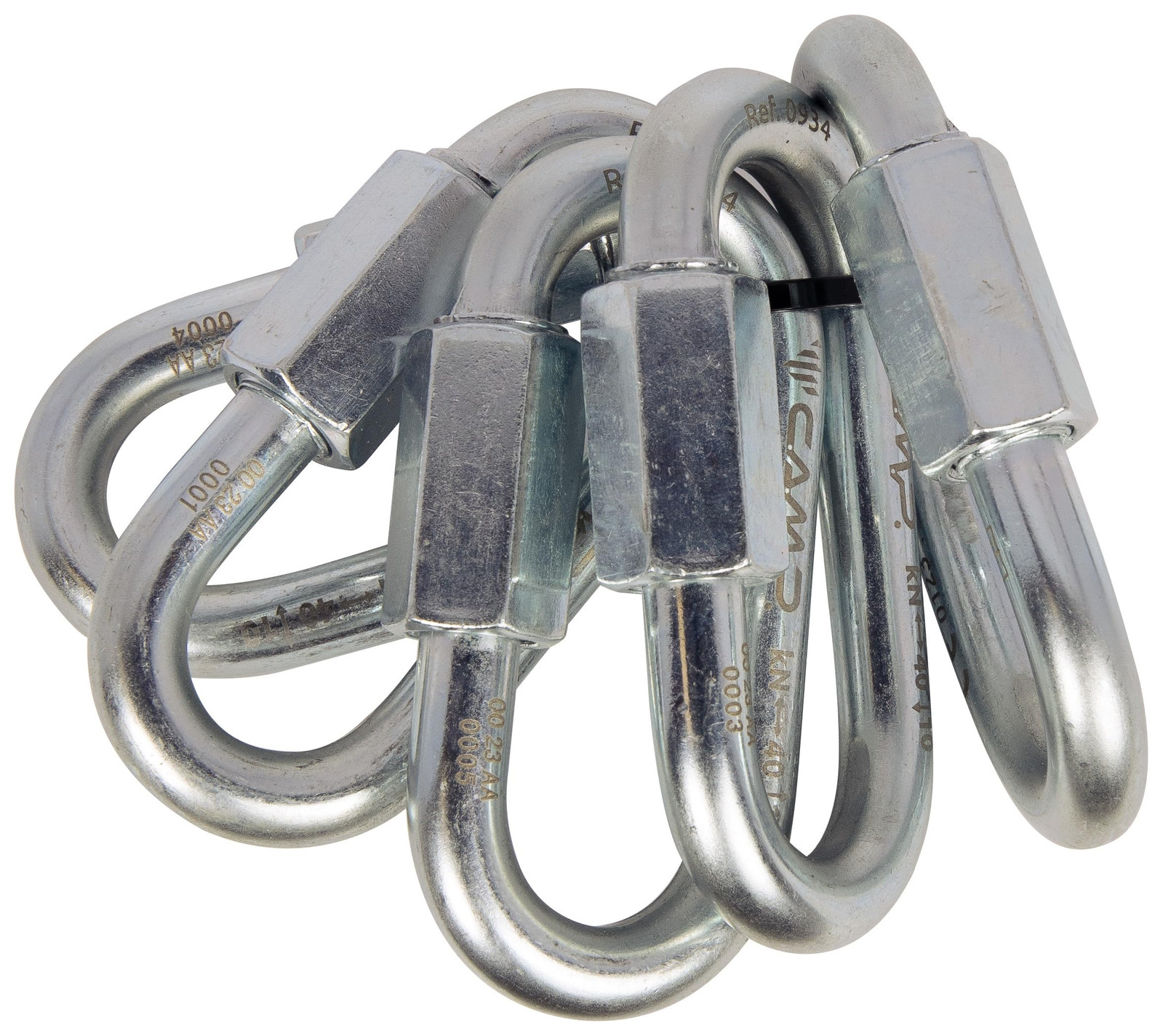 C.A.M.P. - SET 5 OVAL QUICK LINK STEEL 8 mm (u3f)