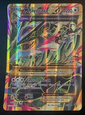 Mega M Rayquaza EX 98/98 Antiche Origini Full Art Oro JUMBO Carta Pokémon MP/HP