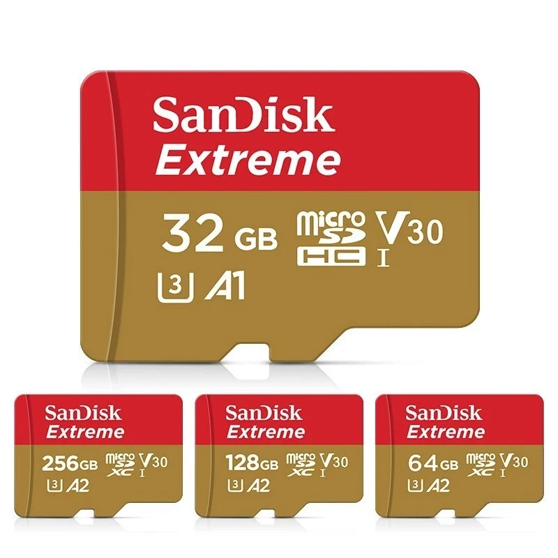 SanDisk Extreme PRO Micro SD Memory Card 32GB 64GB 128GB 256GB - Image 2 of 4