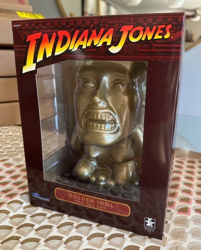 NEW! Indiana Jones Golden Idol Vinyl Coin Bank Diamond Select Gentle Giant