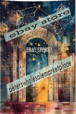 Cosmic Arch Tapestry Ancient Star Gateway Egyptian star portal 39X59 in