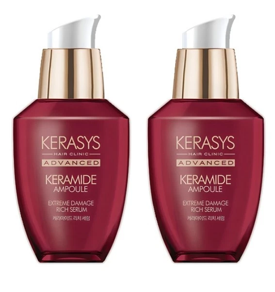KERASYS Advanced Ceramide Rich Hair Serum 70ml x2 | Extreme Damage Repair -Korea