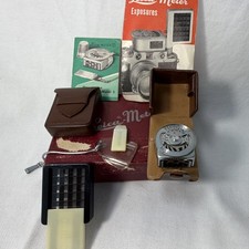 Leica-Meter 3 Analog Incident Light Meter for Camera w/ Cases Box Manuals