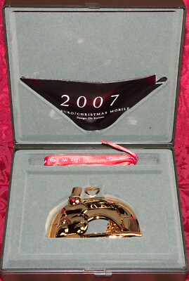 GEORG JENSEN 2007 Christmas in Greenland Grönland 24k verg.+ Box  K -O. Kortzau