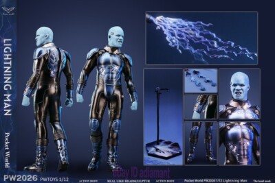 PWTOYS Electro Lighting Man 1/12 Male Action Figure Model