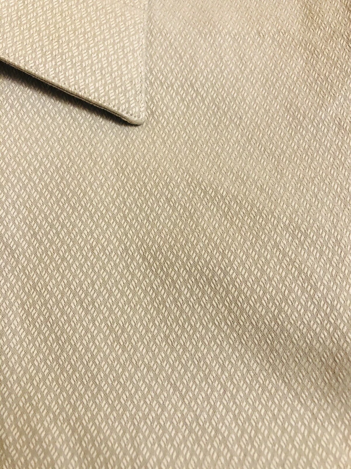 Camisa de Vestir Brandolini Puño Francés Italia Gris Claro Tejido de Cesta Algodón 43/17 EU Foto 3 de 4