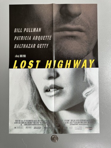 Lost Highway 18”x12” Mini Movie Poster, Promo For Video, David Lynch Movie, 1997 - 第 7/9 張圖片