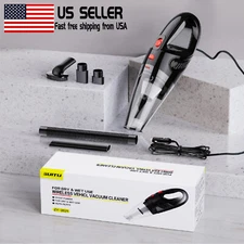 Powerful Car Vacuum Cleaner, Portable Wet & Dry Handheld Strong Suction Cleaner