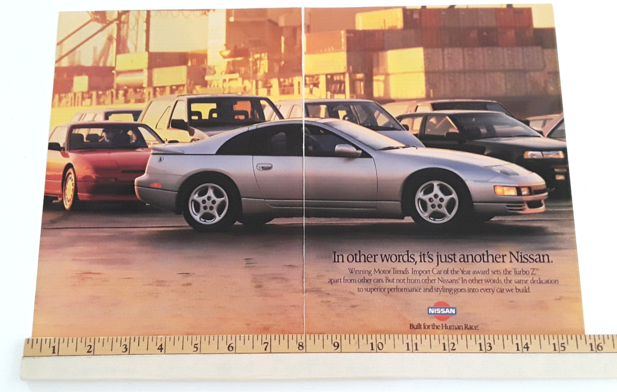 あページ 1990 NISSAN 300ZX TURBO ORIGINAL 2 PAGE AD | eBay
