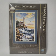 Dimensions Gold Collection Rocky Point Counted Cross Stitch Kit 11"X17" NOS