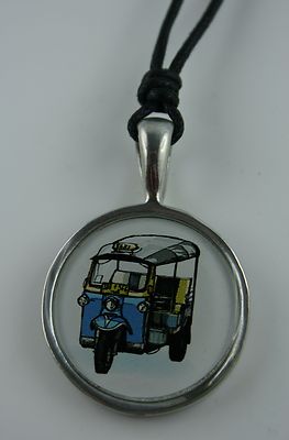 Tuk Tuk Anhänger  Vietnam  Pewter  Zinn