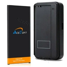 AceSoft 7220mAh Standard Li_ion Battery AC/USB Charger for Samsung Galaxy Note 4
