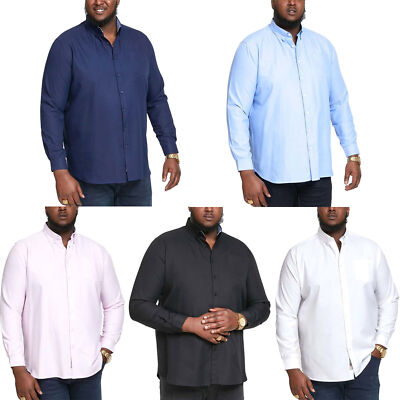 D555 Duke Big Herren Oxford Hemd Langarm 2XL 3XL 4XL 5XL 6XL 7XL 8XL 111300