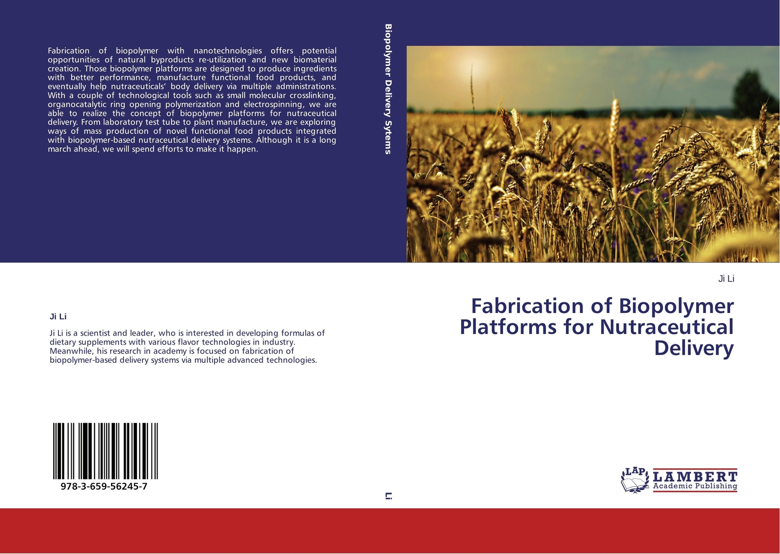 Thumbnail - Ji Li | Fabrication Of Biopolymer Platforms For Nutraceutical Delivery
