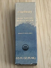 EVANHEALY BLUE CACTUS BEAUTY ELIXIR FOR SENSITIVE & DRY SKIN 0.5 FL. OZ. NIB