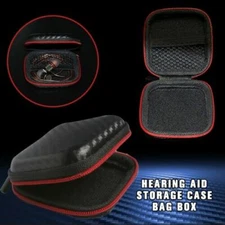 1X Hearing Aid Storage Case Bag Box Zipper for Earbuds IEM for U disk USA Seller