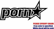 Porn Star 2 Decal Sticker JDM Funny Vinyl Car Window Bumper Truck Laptop 7"