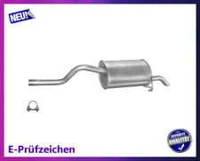 Endschalldämpfer für Renault Clio II  1.2 43/55KW Auspuff Schelle