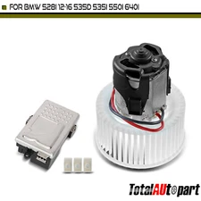 HVAC Heater Blower Motor Resistor Kit for BMW 528i 2011-2016 535d 550i 535i 640i