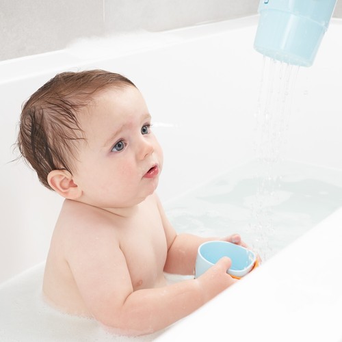 Baby Bath Toys 3 Bath Buckets for Children Colorful Baby Bath Water Toys Animals - Picture 4 of 10
