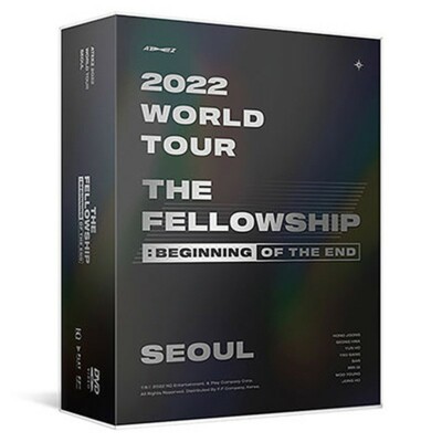 ATEEZ THE FELLOWSHIP : BEGINNING OF THE END SEOUL DVD /2DISC+Photo Book+etc+GIFT